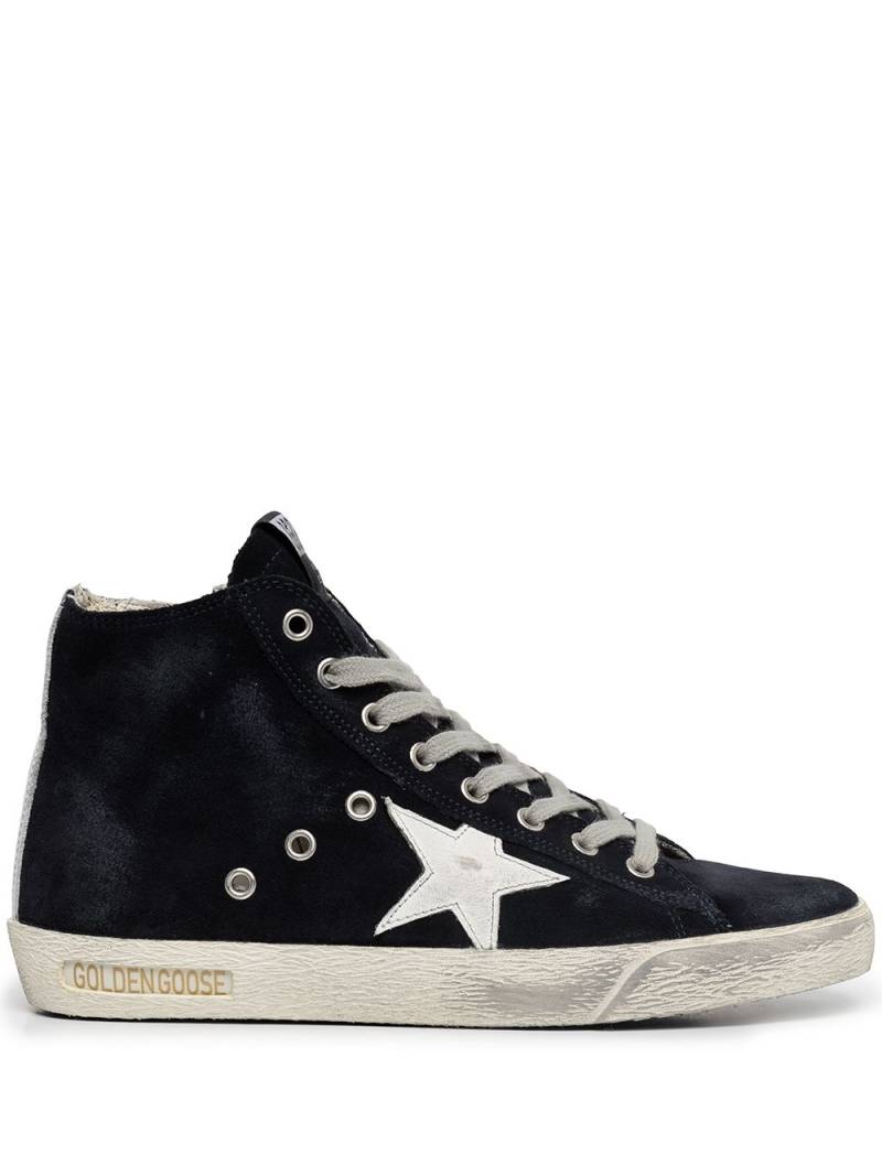 Golden Goose Francy suede high-top sneakers - Blue von Golden Goose