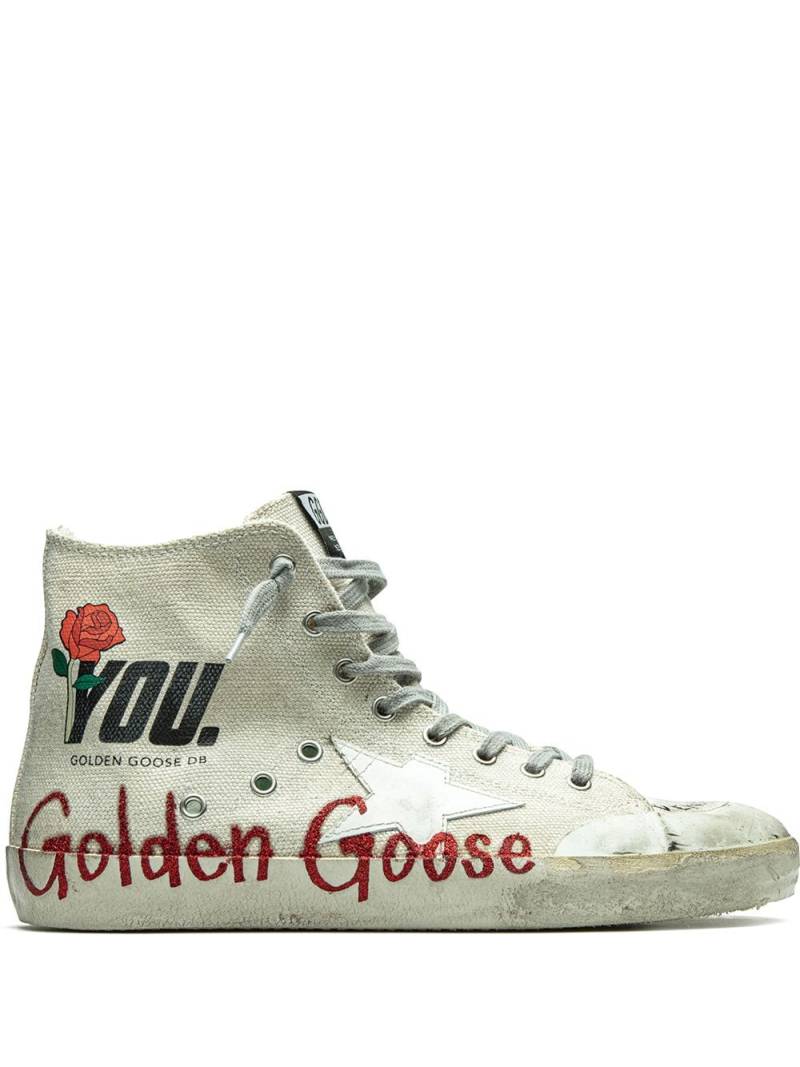 Golden Goose Francy "Beige/Red" sneakers - Neutrals von Golden Goose