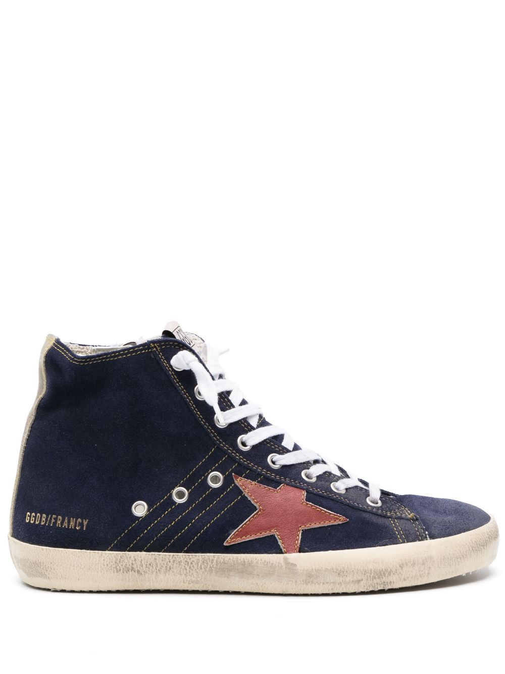 Golden Goose Francy high-top suede sneakers - Blue von Golden Goose