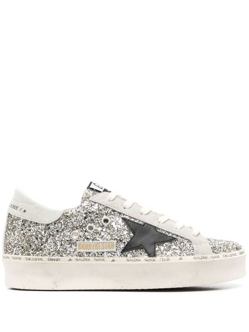 Golden Goose Hi Star glitter sneakers - Grey von Golden Goose