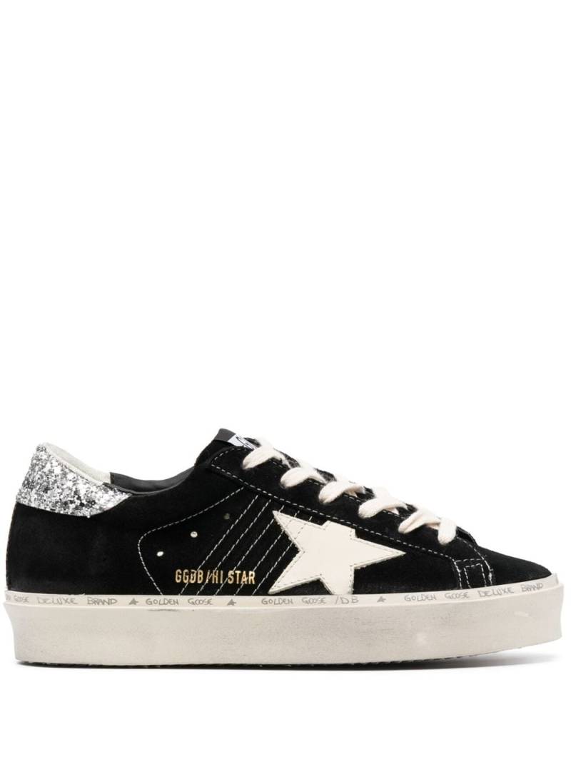 Golden Goose Hi Star glitter suede sneakers - Black von Golden Goose