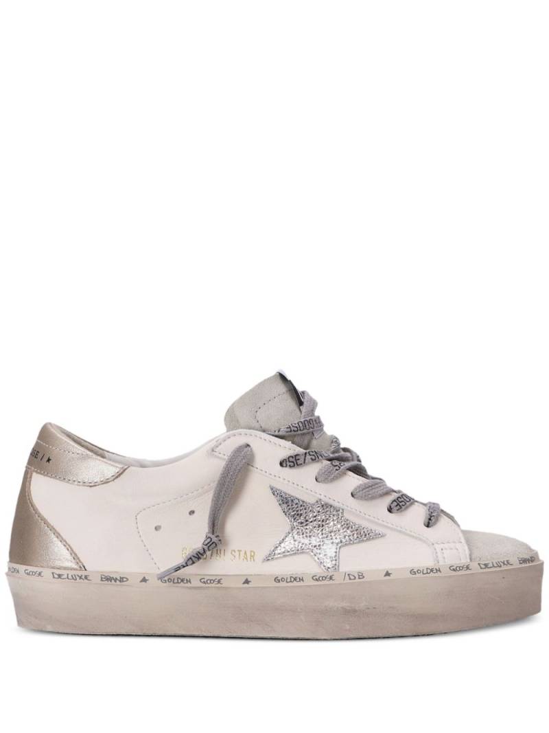 Golden Goose Hi Star leather sneakers - White von Golden Goose