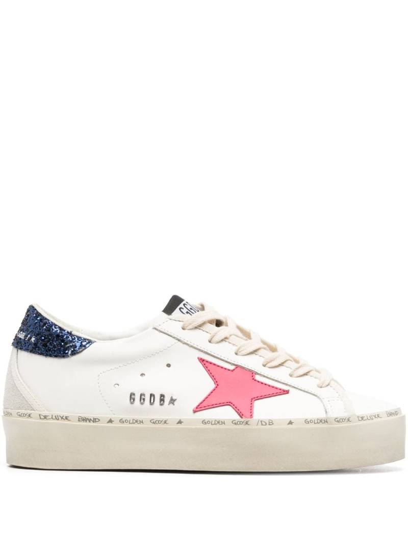 Golden Goose Hi Star platform sneakers - White von Golden Goose