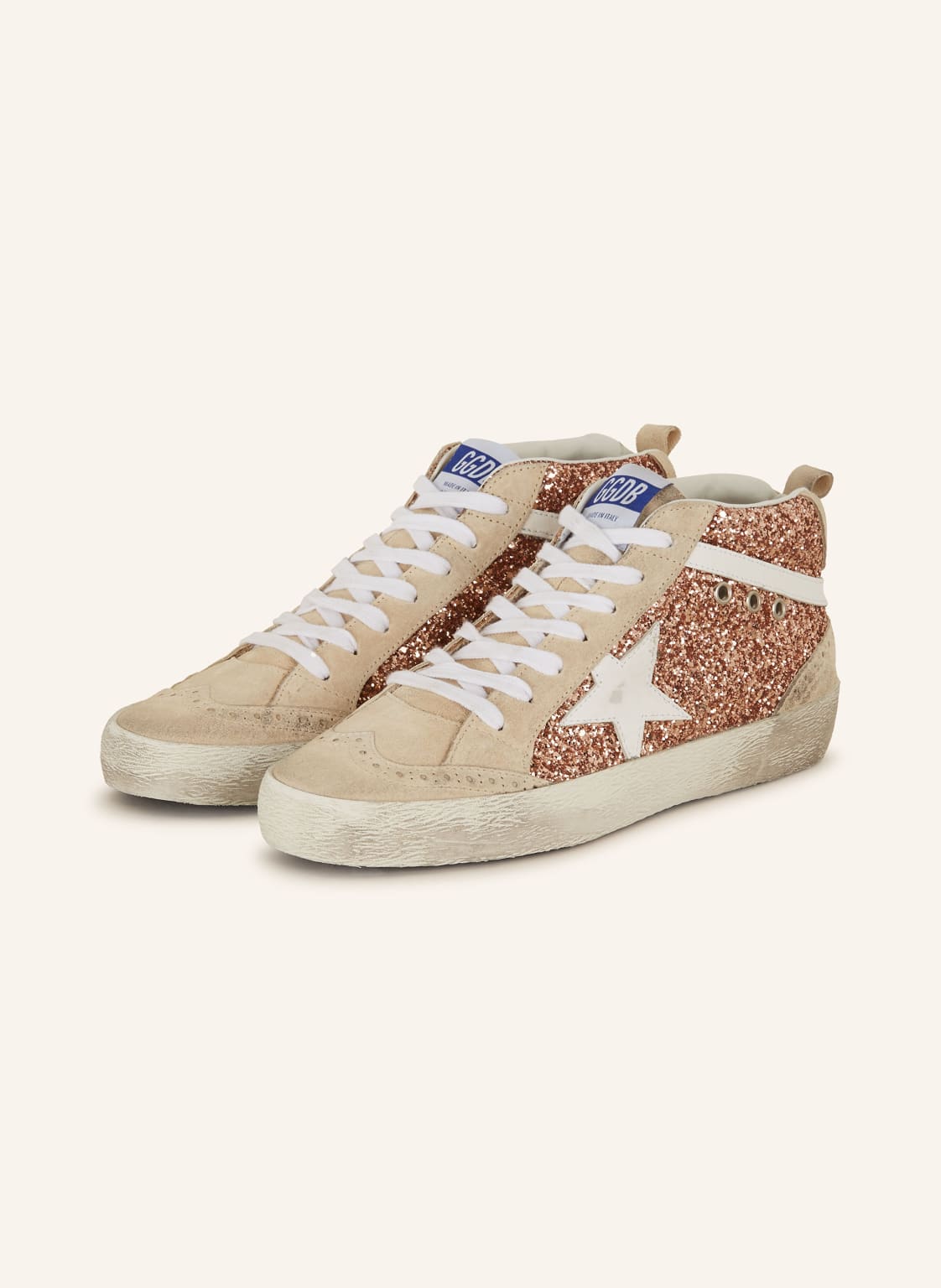 Golden Goose Hightop-Sneaker Mid Star rosa von Golden Goose