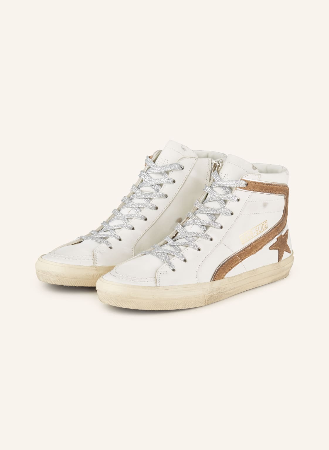 Golden Goose Hightop-Sneaker Slide weiss von Golden Goose