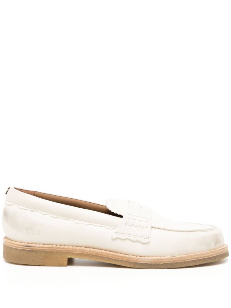 Golden Goose Jerry leather penny loafers - Neutrals von Golden Goose