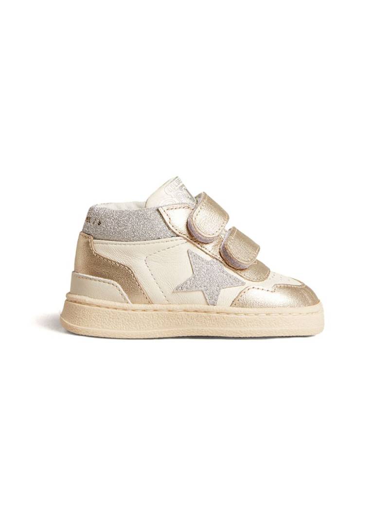 Golden Goose Kids June glitter-detail nappa leather sneakers von Golden Goose Kids