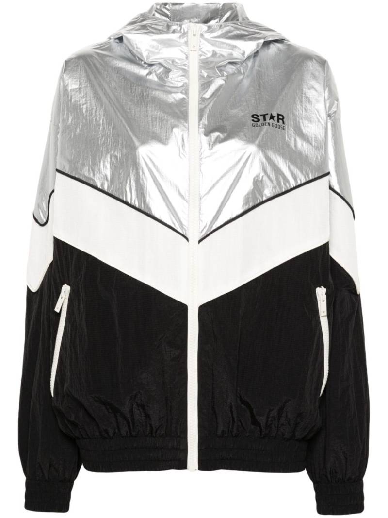 Golden Goose Letizia hooded windbreaker jacket - Silver von Golden Goose