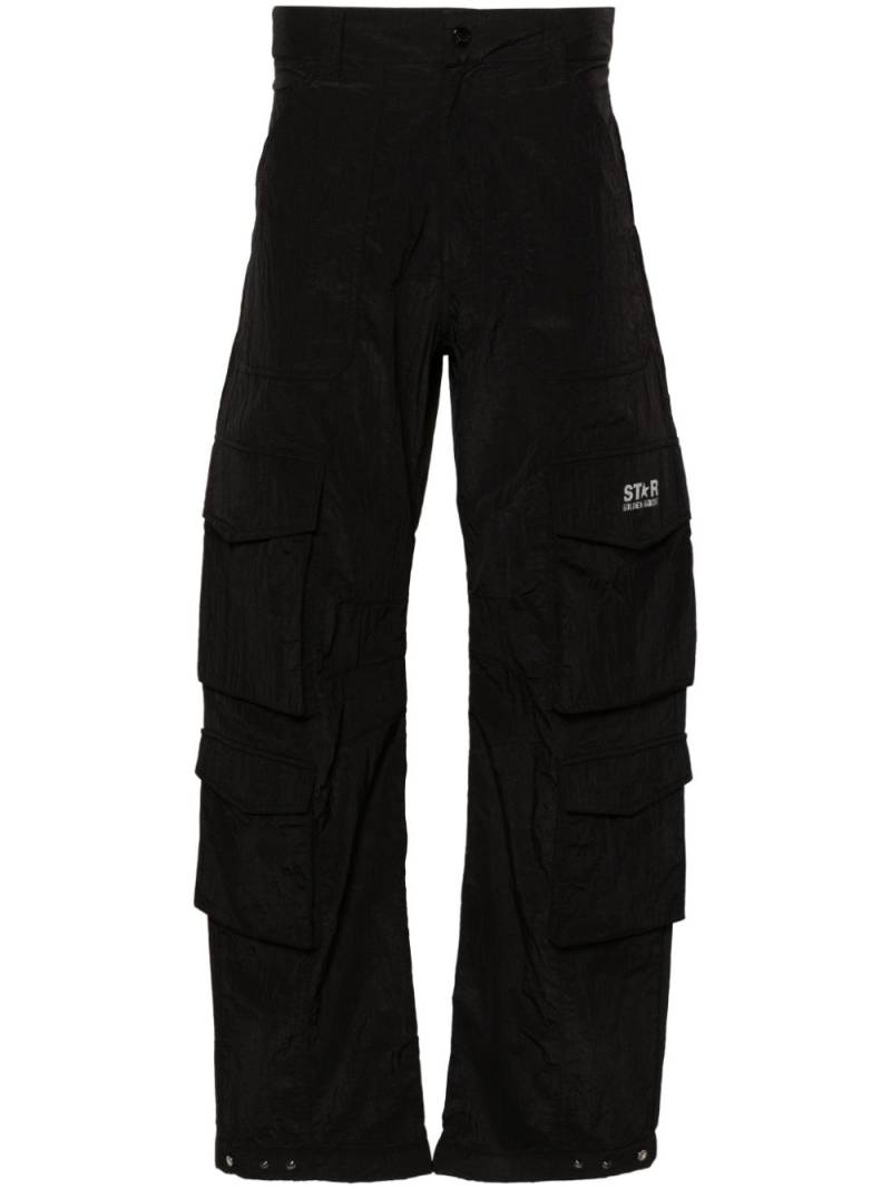 Golden Goose Luther wide-leg cargo trousers - Black von Golden Goose