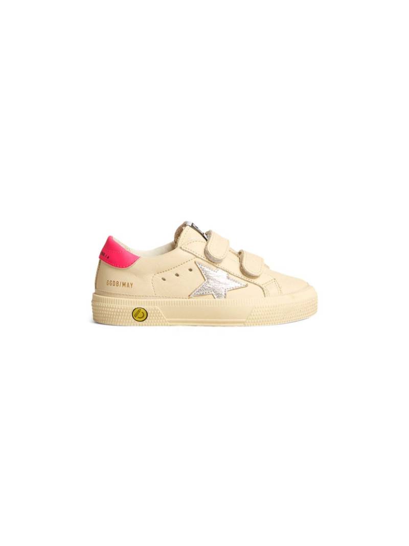 Golden Goose May School leather sneakers - Neutrals von Golden Goose