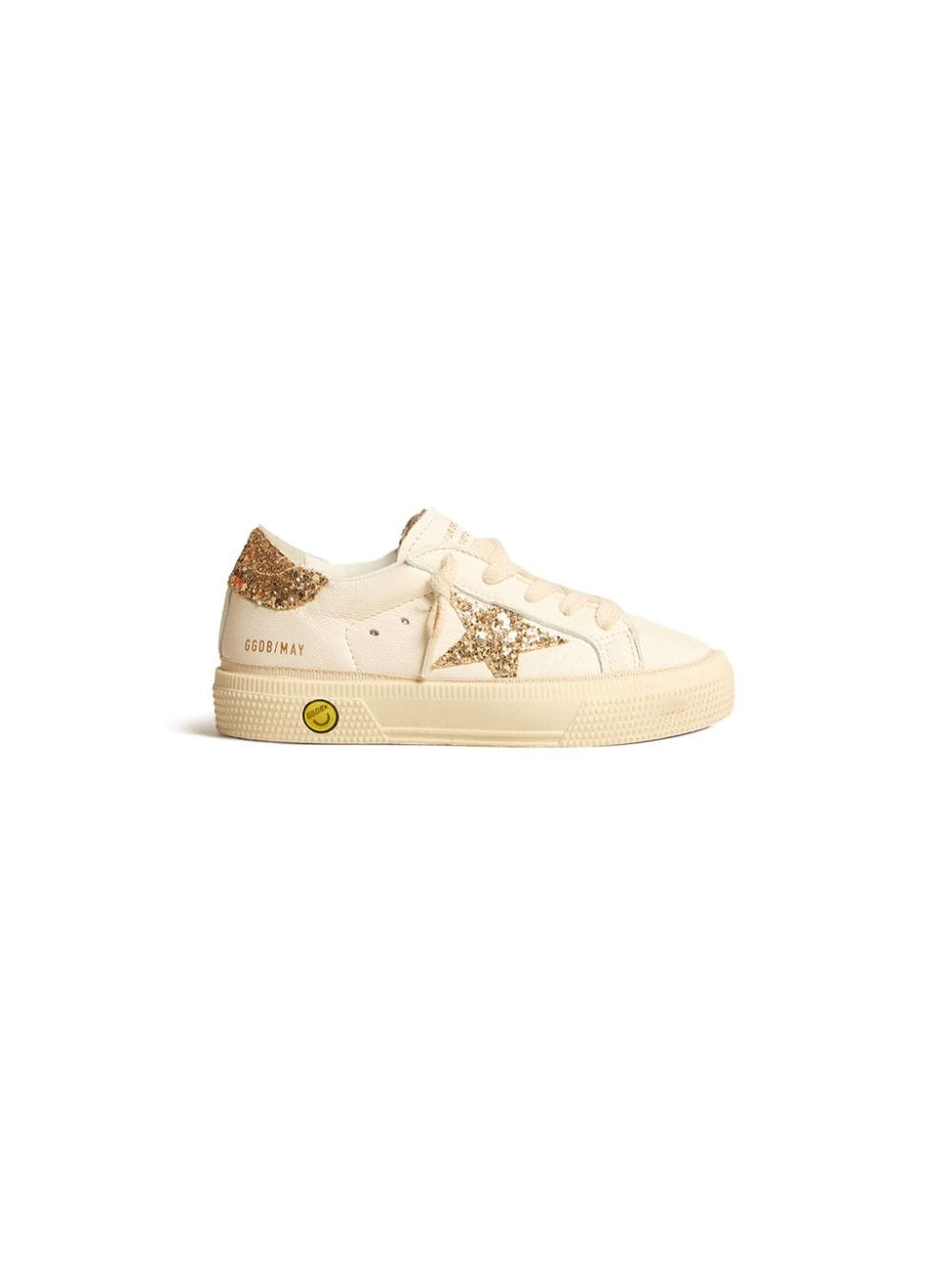 Golden Goose May glitter-detailing leather sneakers - Neutrals von Golden Goose