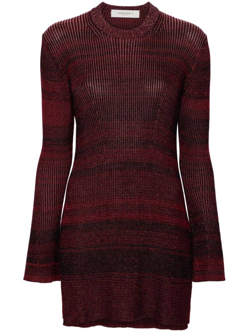 Golden Goose Meret knitted mini dress - Red von Golden Goose