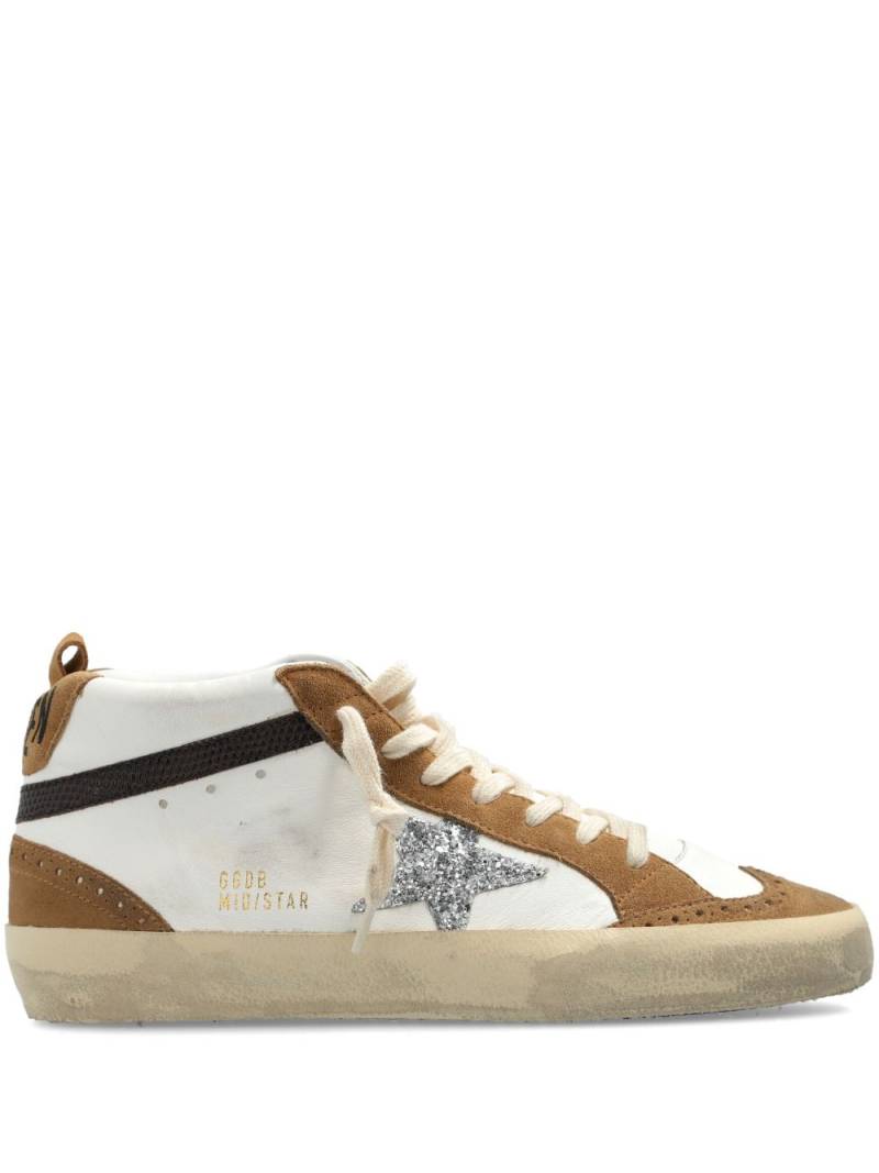 Golden Goose Mid Star Classic trainers - Brown von Golden Goose