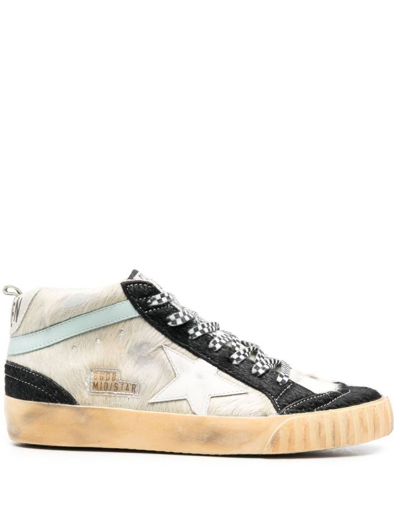 Golden Goose Mid Star lace-up sneakers - Neutrals von Golden Goose