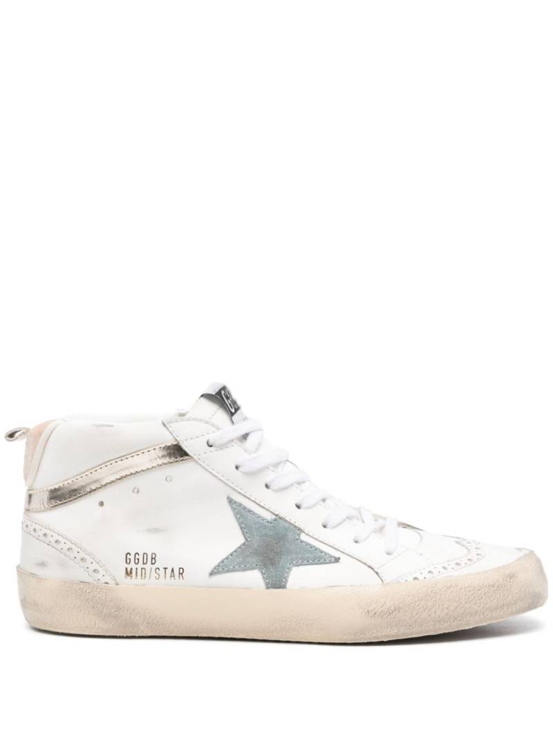 Golden Goose Mid Star sneakers - White von Golden Goose