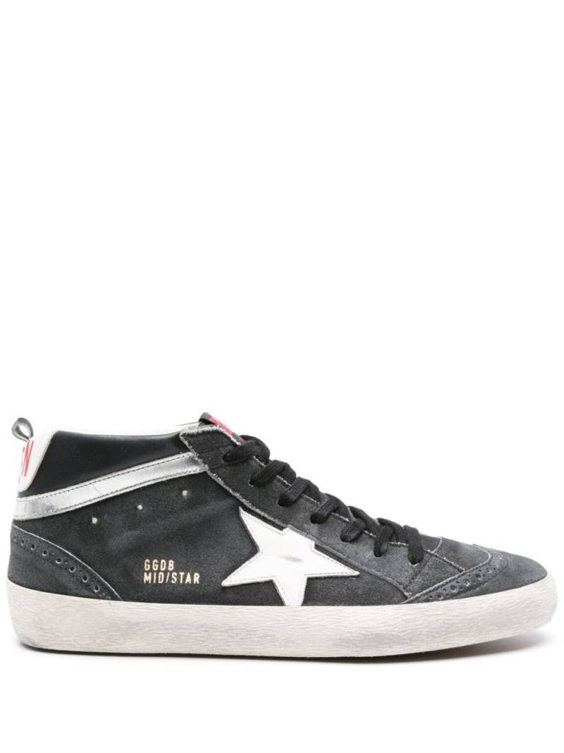 Golden Goose Mid Star suede sneakers - Black von Golden Goose