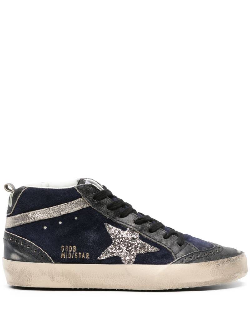 Golden Goose Midstar leather sneakers - Blue von Golden Goose