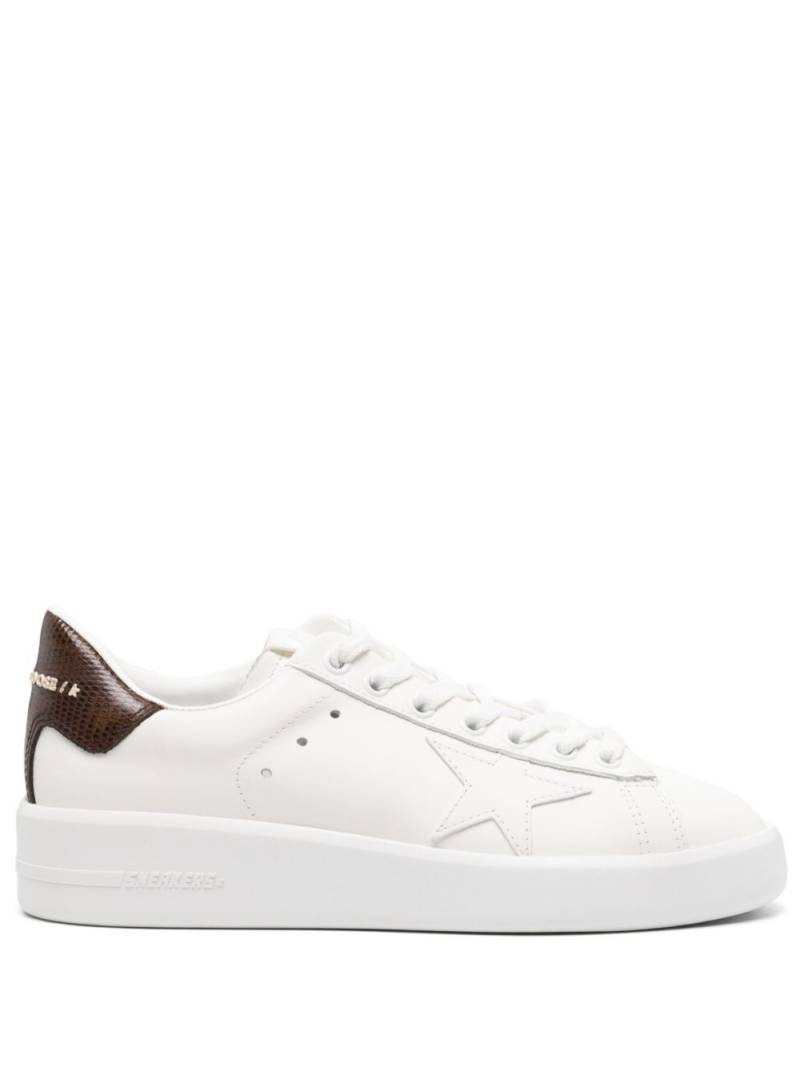 Golden Goose Pure-Star leather sneakers - White von Golden Goose