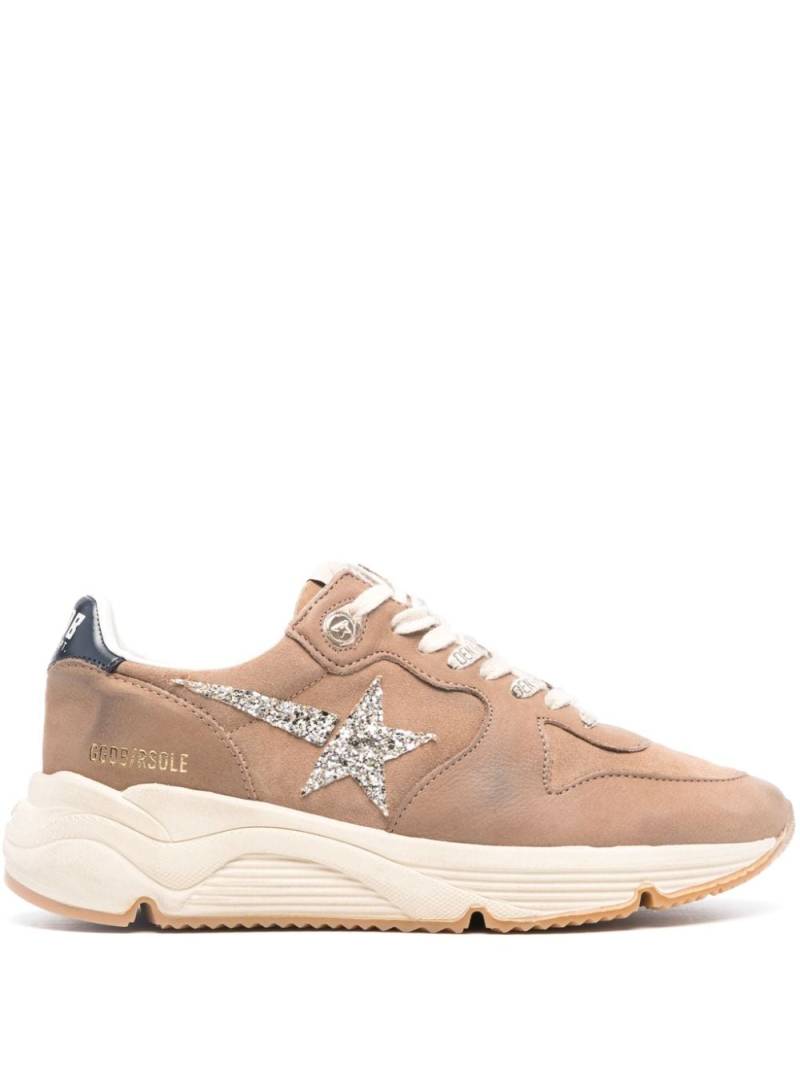 Golden Goose Running Sole glittered sneakers - Brown von Golden Goose