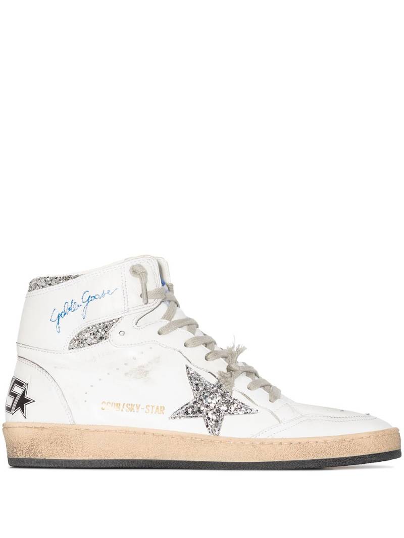 Golden Goose Sky-Star high-top sneakers - White von Golden Goose