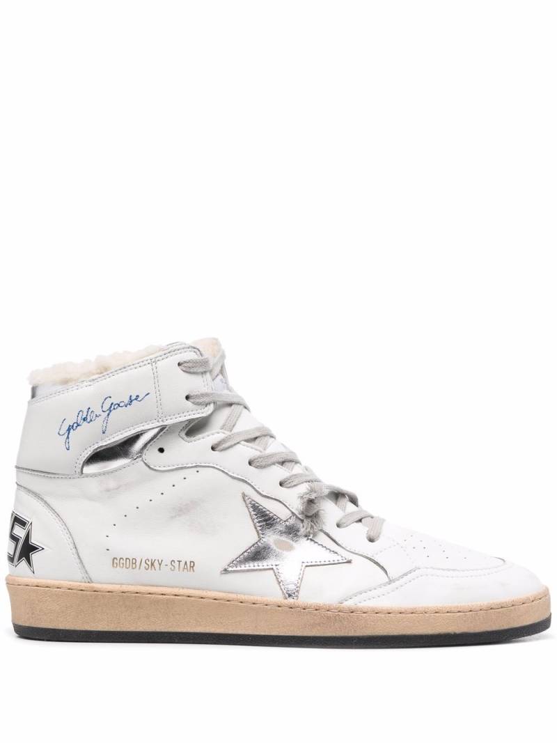 Golden Goose Sky-Star high-top sneakers - White von Golden Goose