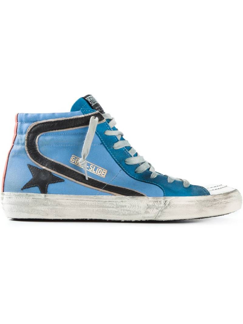 Golden Goose 'Slide' hi-top sneakers - Blue von Golden Goose