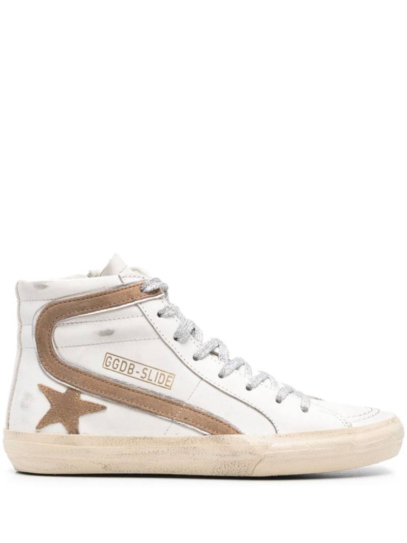 Golden Goose Slide hi-top sneakers - White von Golden Goose