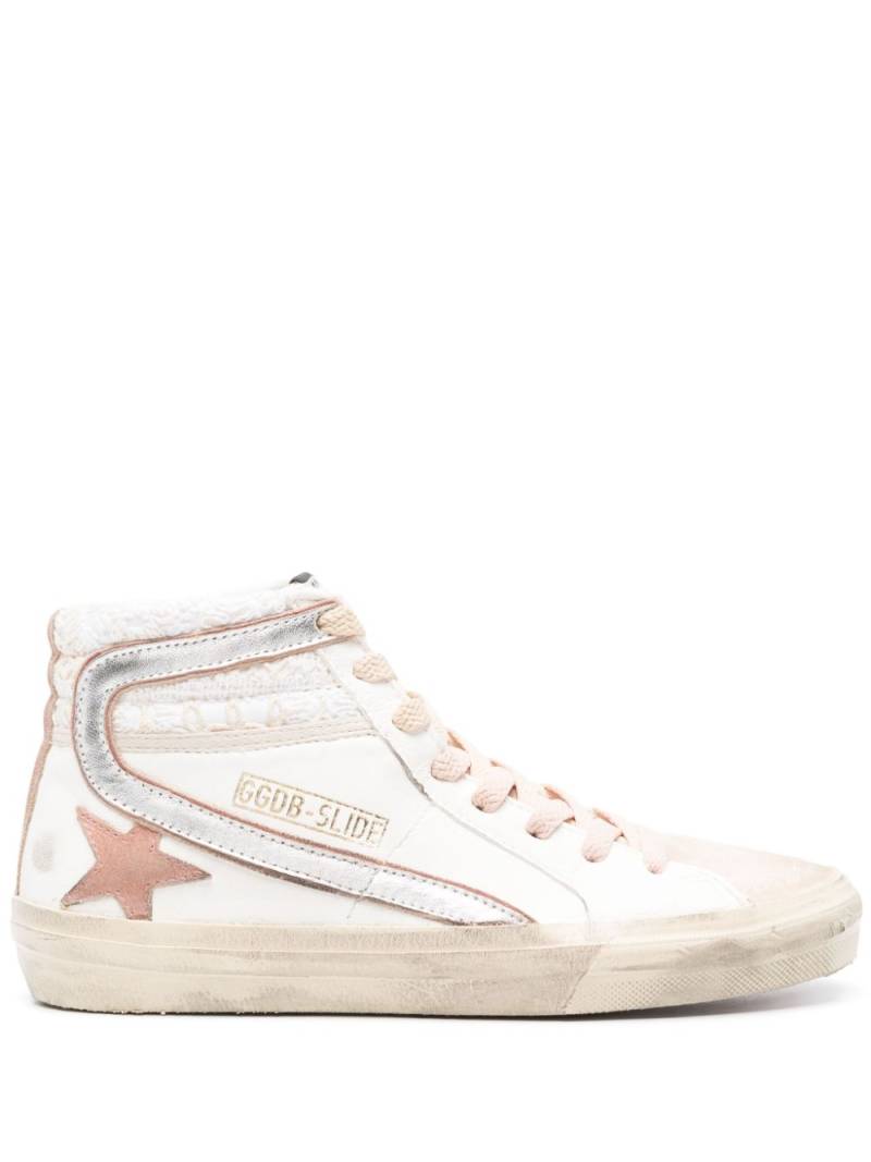 Golden Goose Slide high-top sneakers - White von Golden Goose