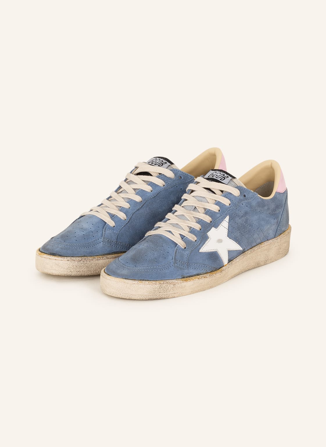 Golden Goose Sneaker Ball Star blau von Golden Goose