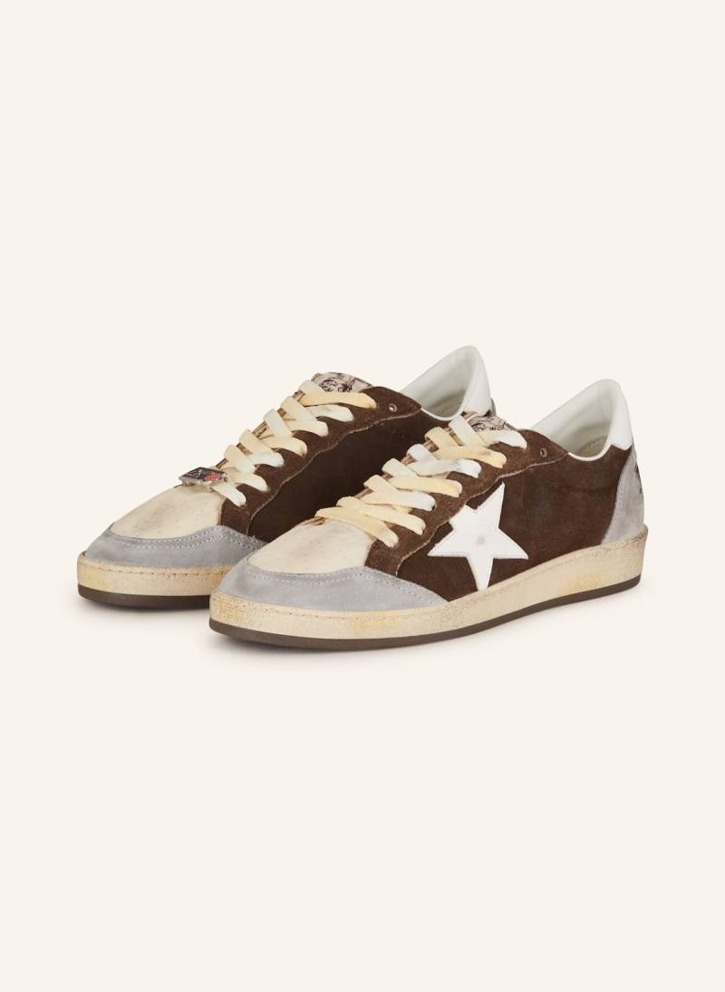 Golden Goose Sneaker Ball Star braun von Golden Goose