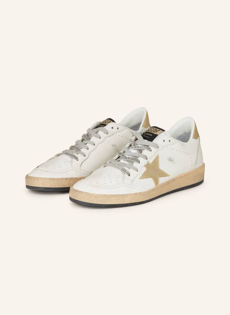 Golden Goose Sneaker Ball Star weiss von Golden Goose