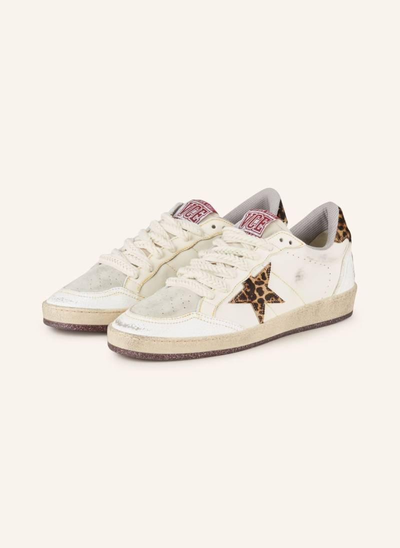 Golden Goose Sneaker Ball Star weiss von Golden Goose