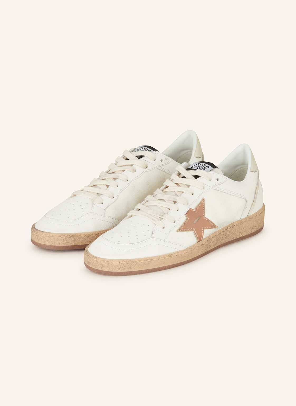 Golden Goose Sneaker Ball Star weiss von Golden Goose