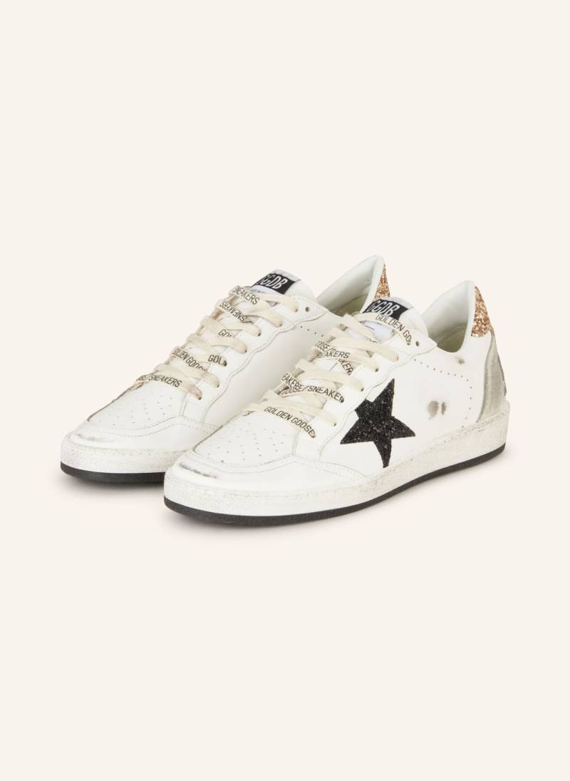 Golden Goose Sneaker Ball Star weiss von Golden Goose