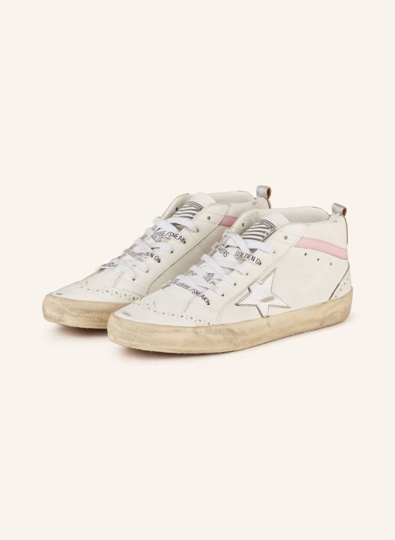 Golden Goose Sneaker Mid Star weiss von Golden Goose