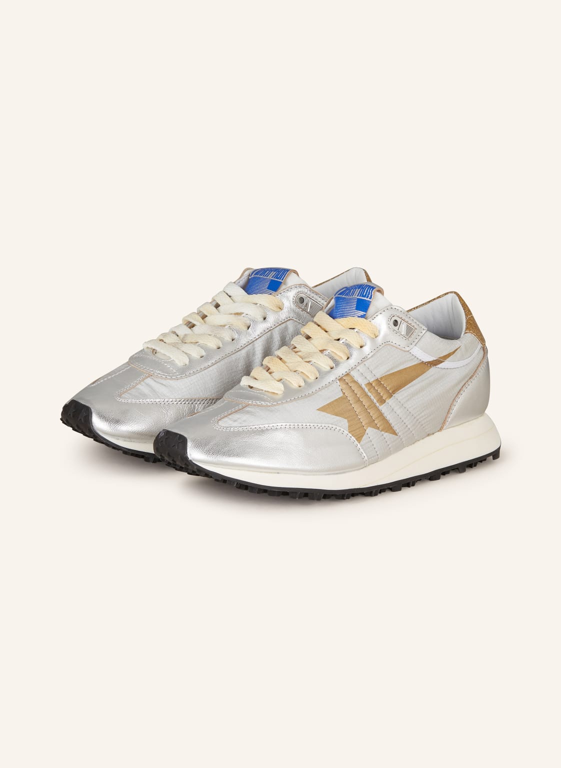 Golden Goose Sneaker Running Marathon silber von Golden Goose