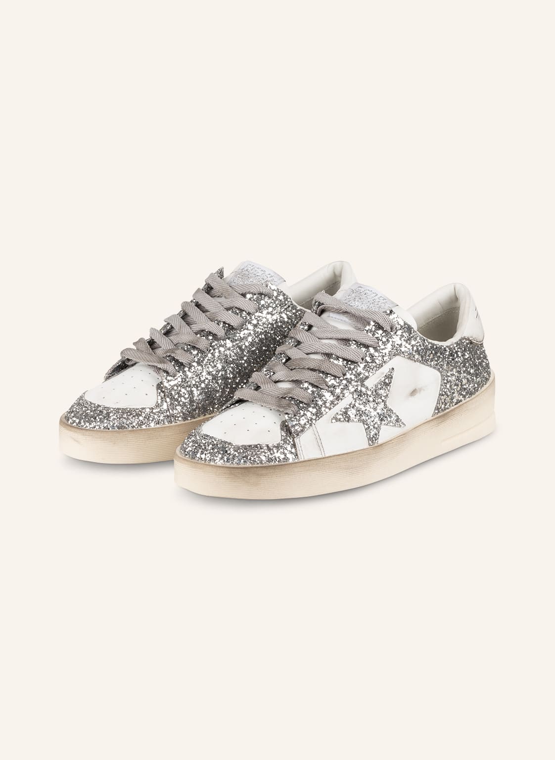Golden Goose Sneaker Stardan Mit Paillettenbesatz weiss Golden Goose Sneaker Stardan Mit Paillettenbesatz weiss von Golden Goose