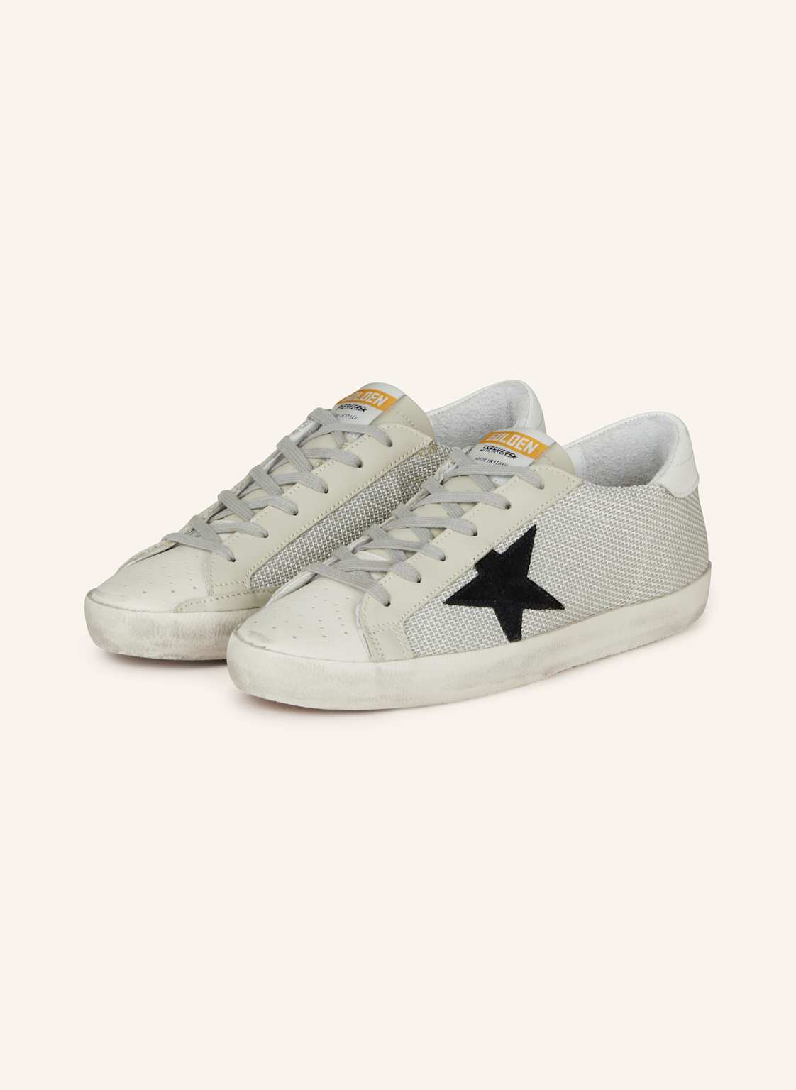 Golden Goose Sneaker Super-Star Classic silber von Golden Goose