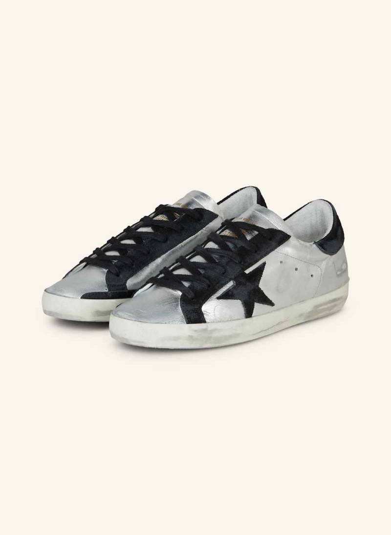 Golden Goose Sneaker Super-Star Classic silber von Golden Goose