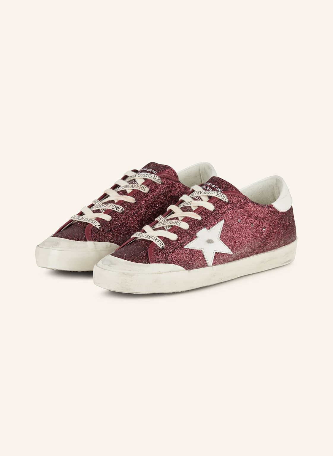 Golden Goose Sneaker Super-Star rot von Golden Goose