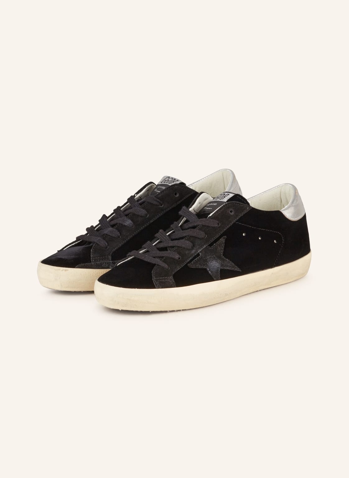 Golden Goose Sneaker Super-Star schwarz von Golden Goose