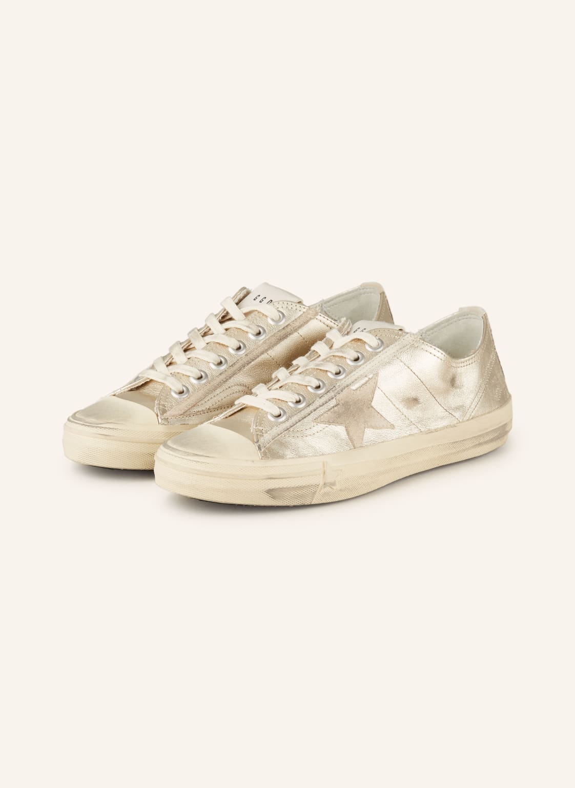 Golden Goose Sneaker V-Star gold von Golden Goose