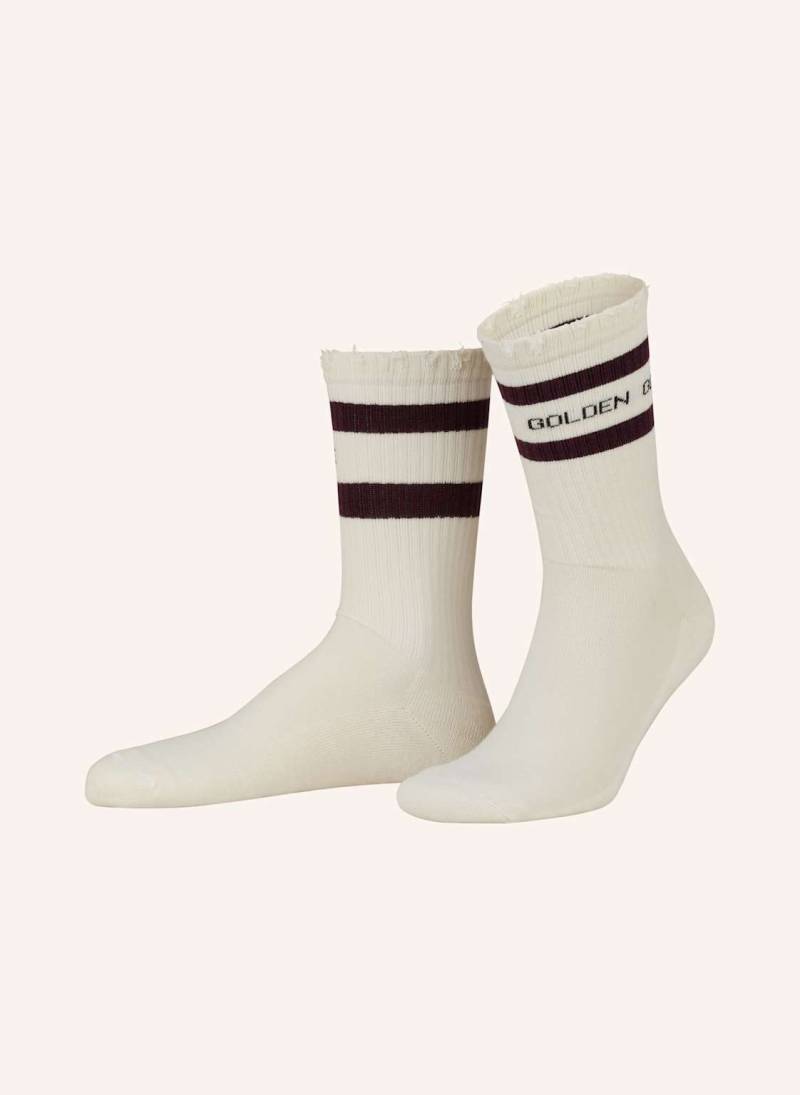 Golden Goose Socken High Rib weiss von Golden Goose