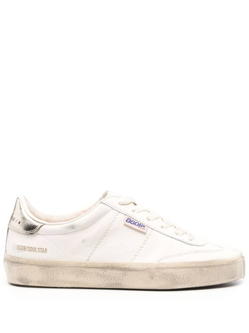 Golden Goose Soul Star distressed leather sneakers - Neutrals von Golden Goose