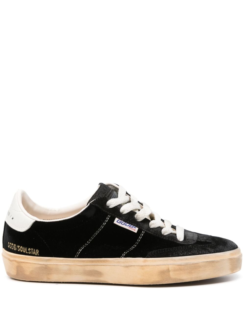 Golden Goose Soul-Star velvet sneakers - Black von Golden Goose