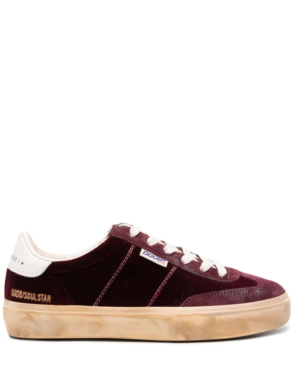 Golden Goose Soul-Star velvet sneakers - Red von Golden Goose