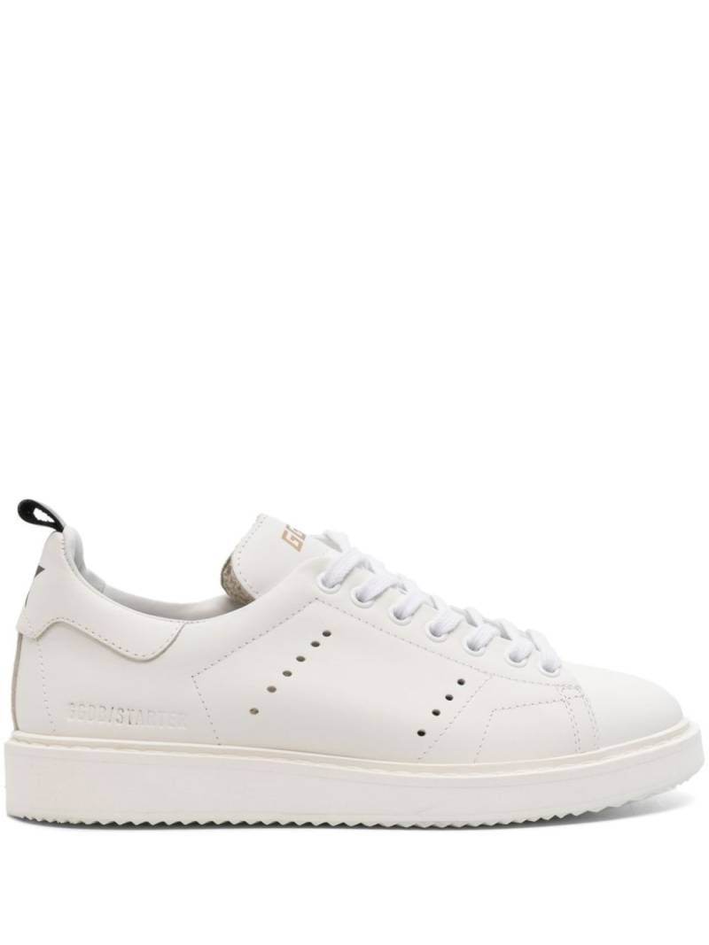 Golden Goose Starter leather sneakers - White von Golden Goose