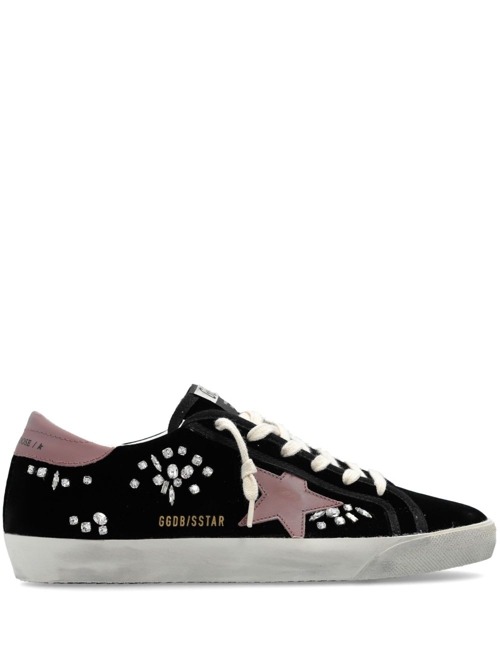 Golden Goose Super-Star Classic With List trainers - Black von Golden Goose