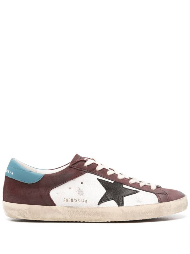 Golden Goose Super Star Double Quarter leather sneakers - White von Golden Goose