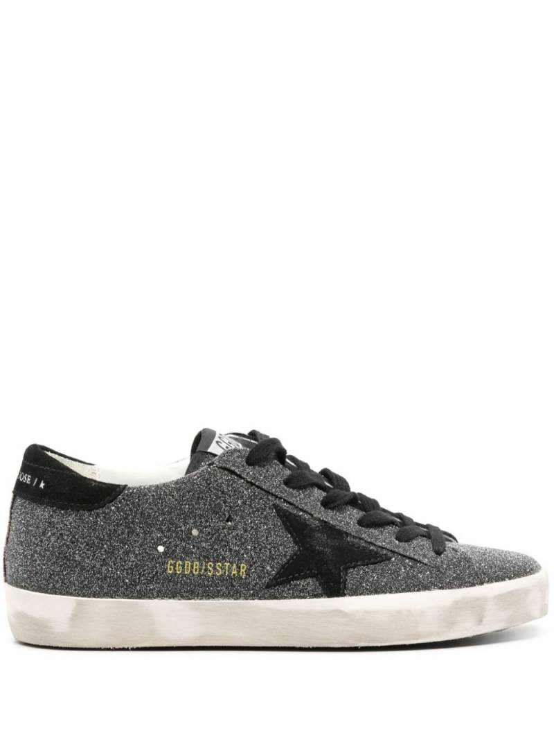 Golden Goose Super-Star embellished sneakers - Black von Golden Goose